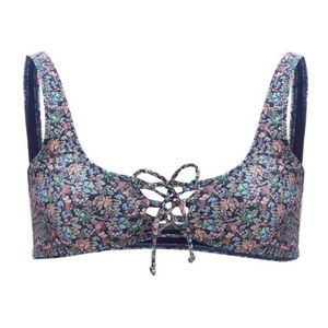 NWT L* Space Liberty J'Adore Romi Bikini Top,Small